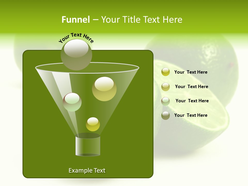 Lemonade Half Juice PowerPoint Template