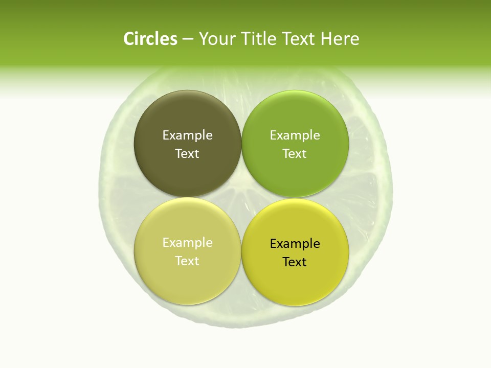 Several Salad Colorful PowerPoint Template