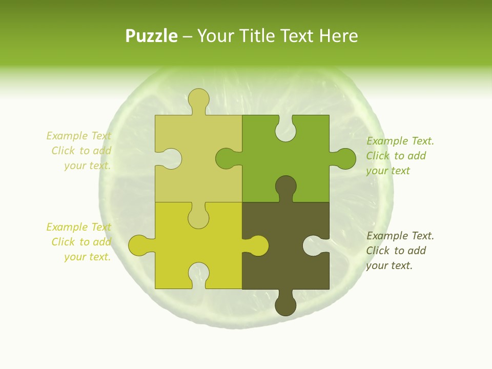 Several Salad Colorful PowerPoint Template