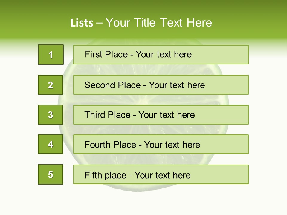 Several Salad Colorful PowerPoint Template