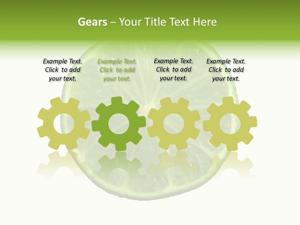 Several Salad Colorful PowerPoint Template