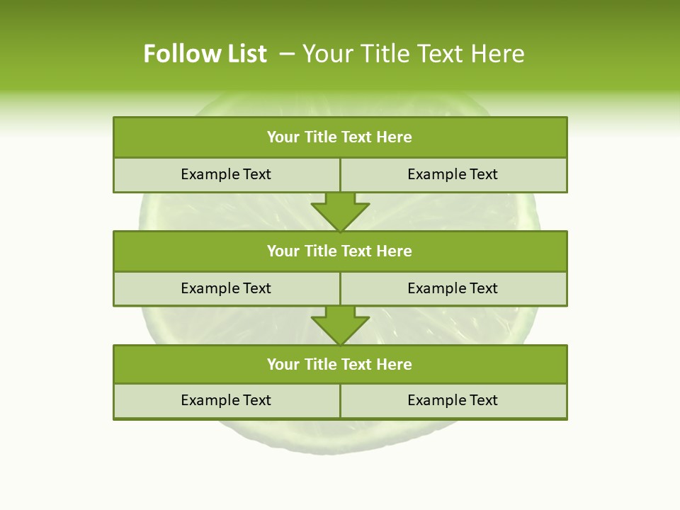 Several Salad Colorful PowerPoint Template