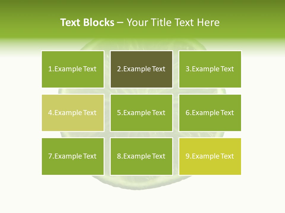 Several Salad Colorful PowerPoint Template