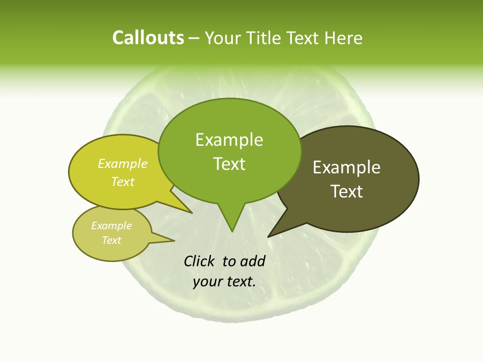 Several Salad Colorful PowerPoint Template