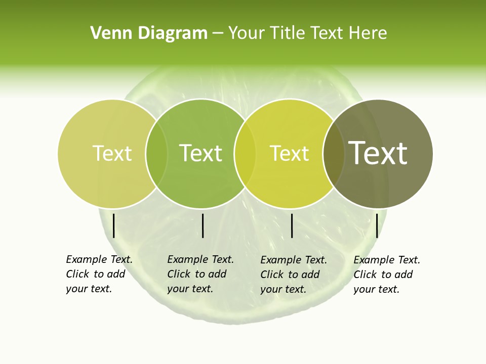 Several Salad Colorful PowerPoint Template