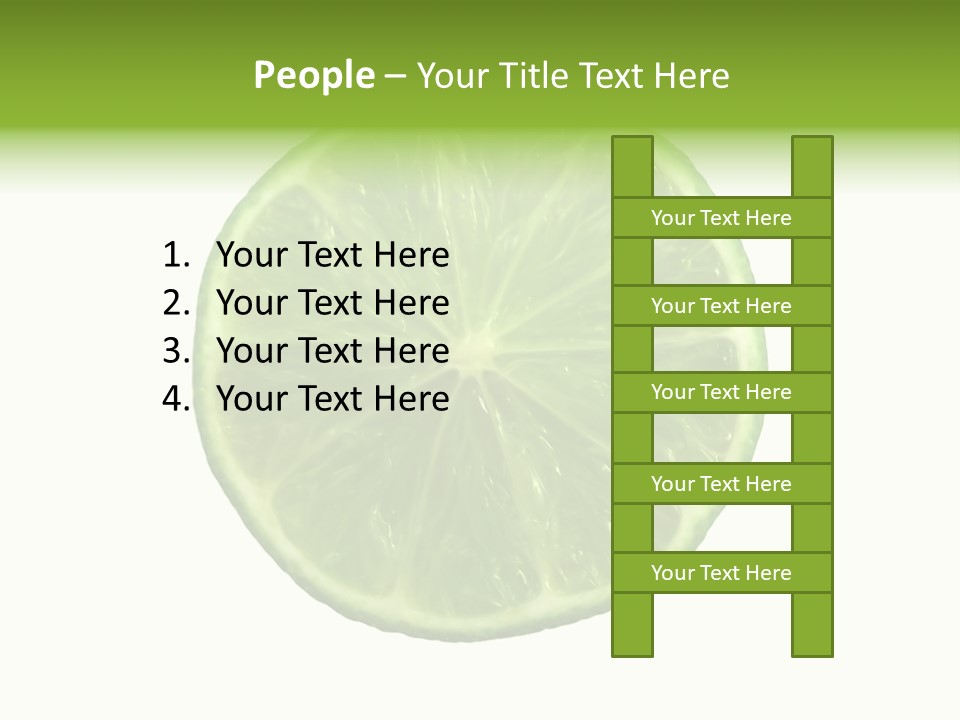 Several Salad Colorful PowerPoint Template