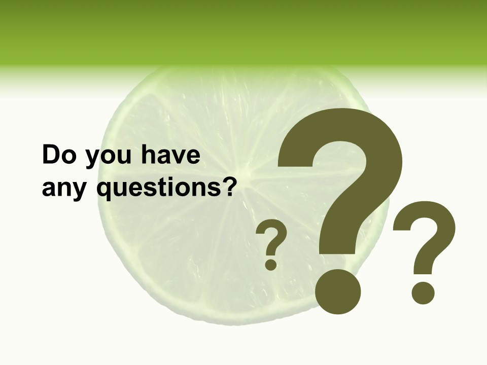 Several Salad Colorful PowerPoint Template