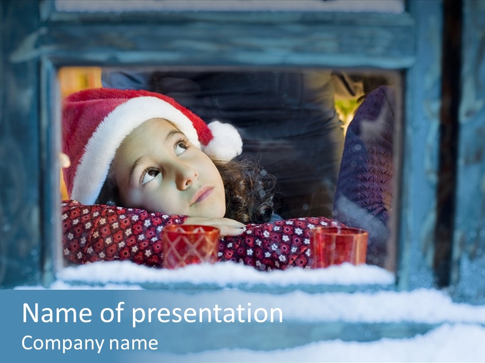 Santa People Happy PowerPoint Template