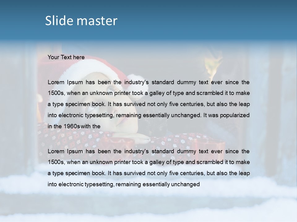 Santa People Happy PowerPoint Template