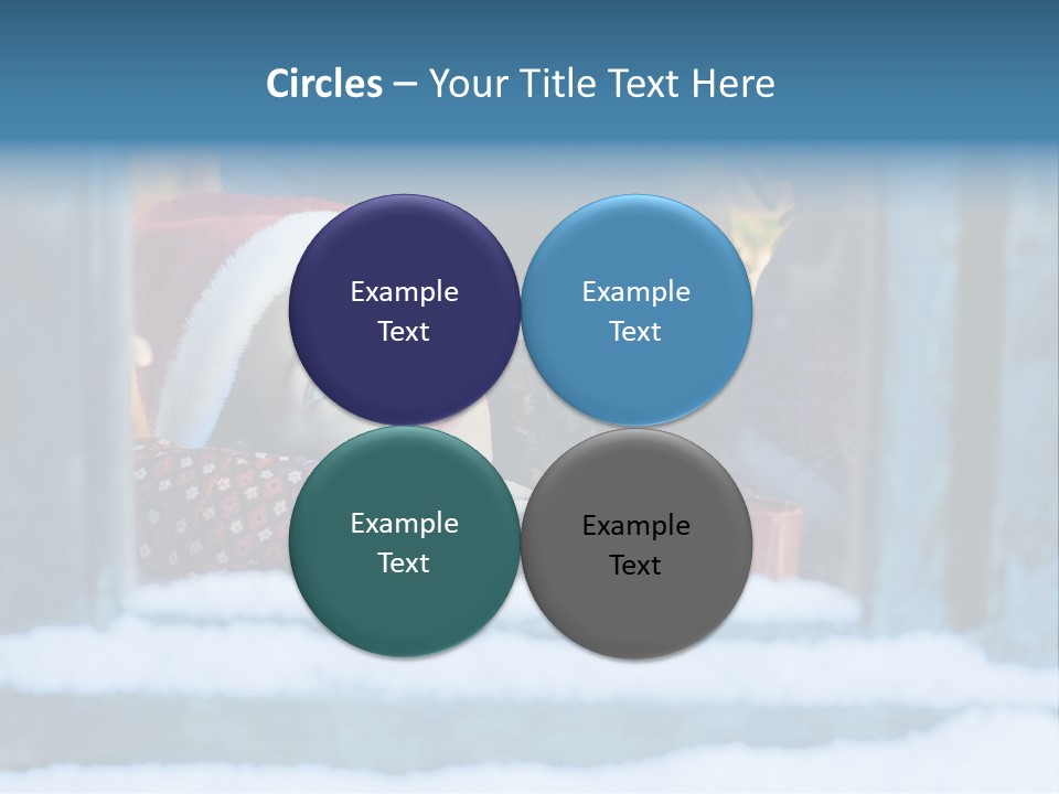 Santa People Happy PowerPoint Template