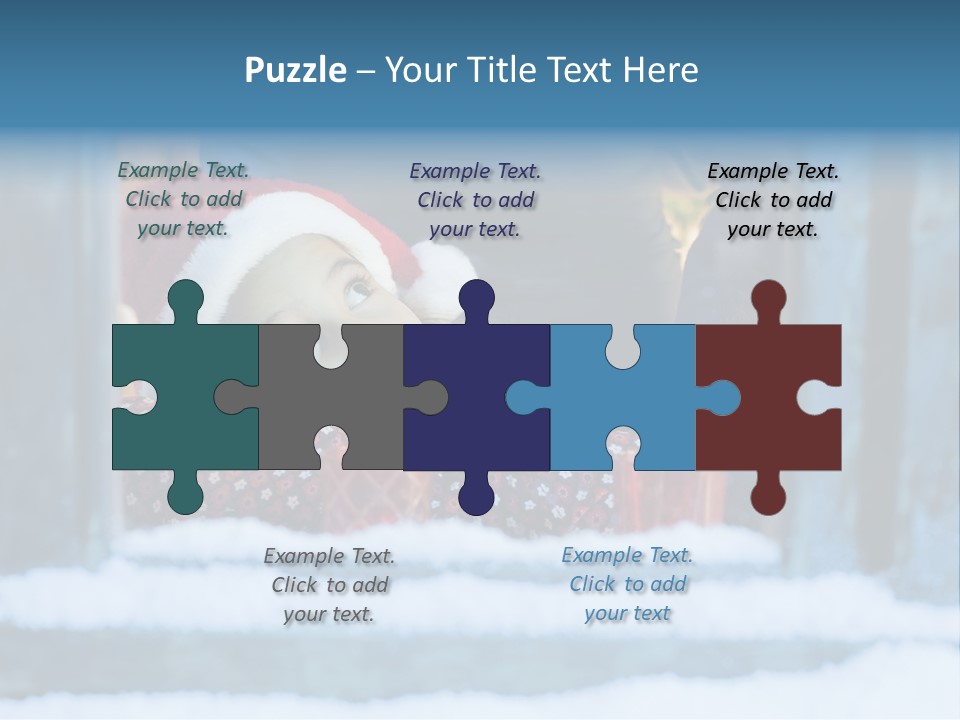 Santa People Happy PowerPoint Template