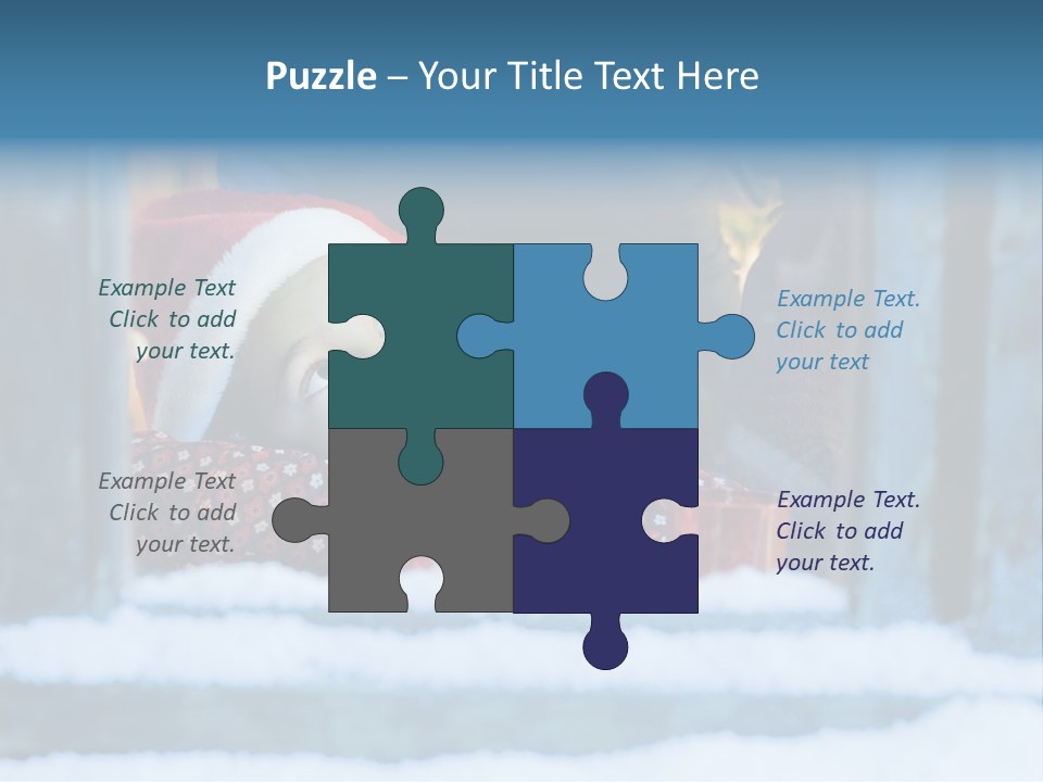 Santa People Happy PowerPoint Template