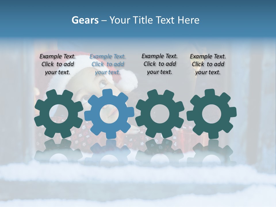 Santa People Happy PowerPoint Template