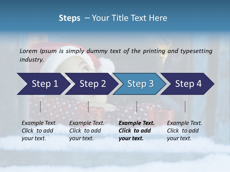 Santa People Happy PowerPoint Template