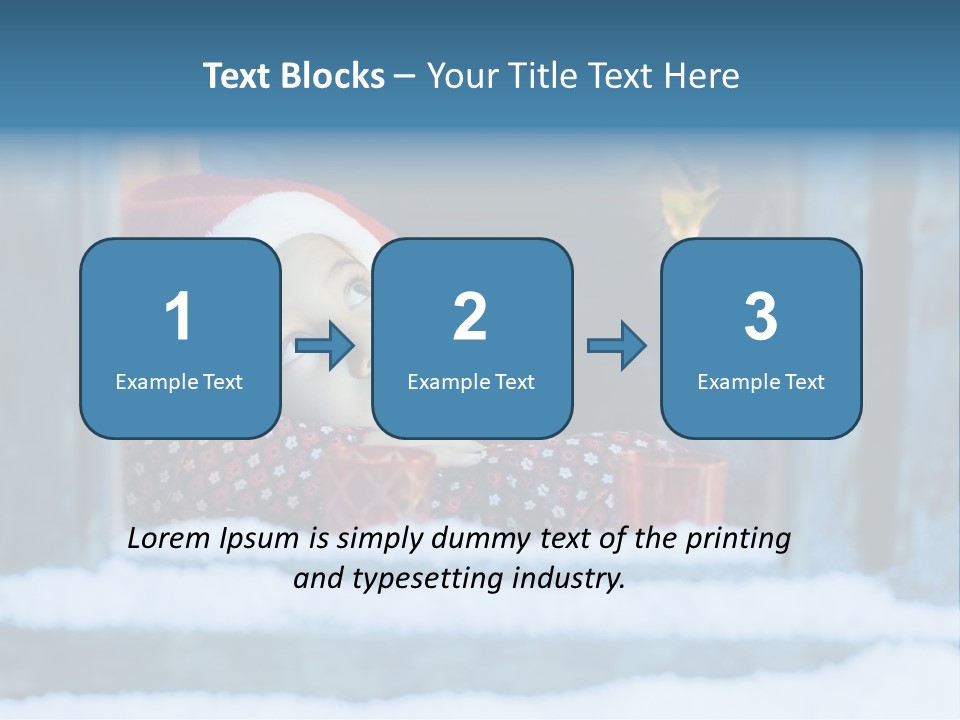 Santa People Happy PowerPoint Template