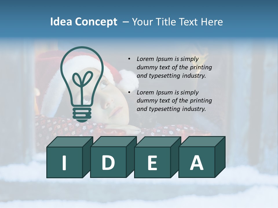 Santa People Happy PowerPoint Template