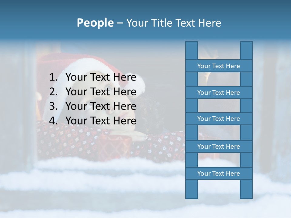 Santa People Happy PowerPoint Template