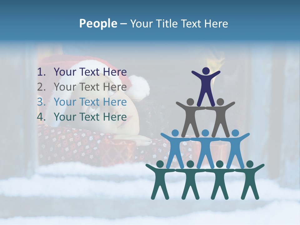 Santa People Happy PowerPoint Template