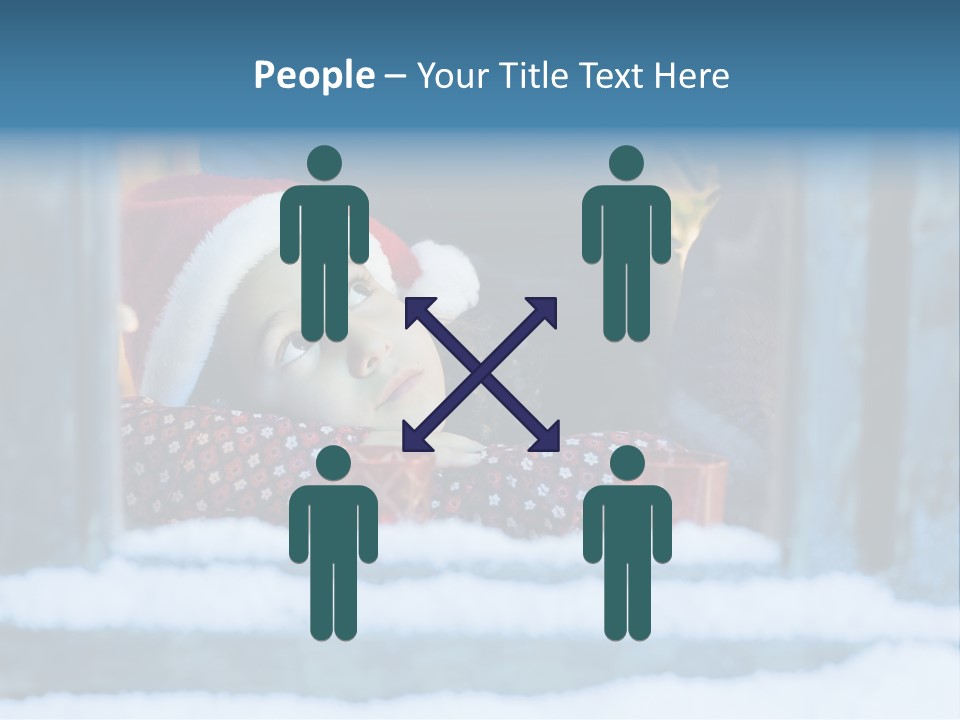 Santa People Happy PowerPoint Template