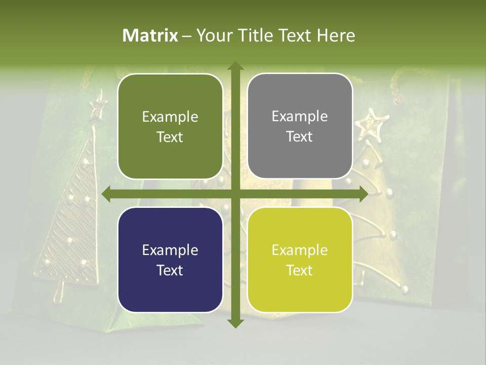 Christmas Bag Celebration PowerPoint Template