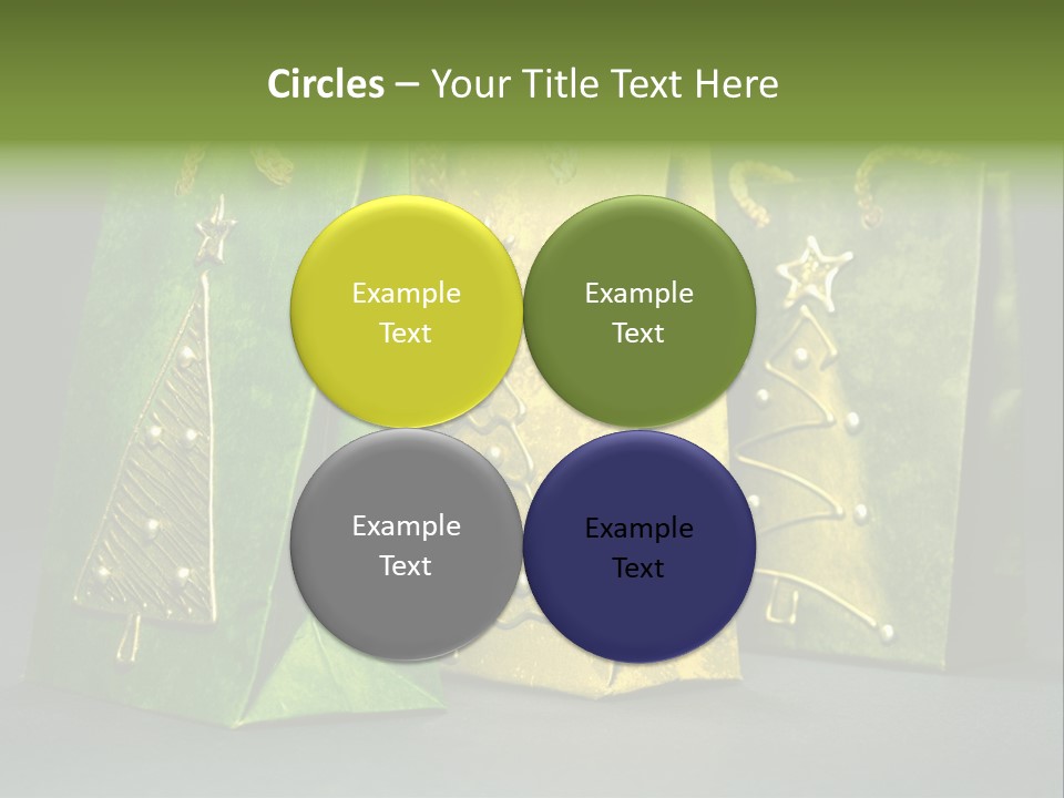 Christmas Bag Celebration PowerPoint Template