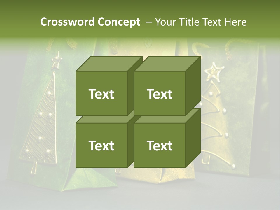 Christmas Bag Celebration PowerPoint Template