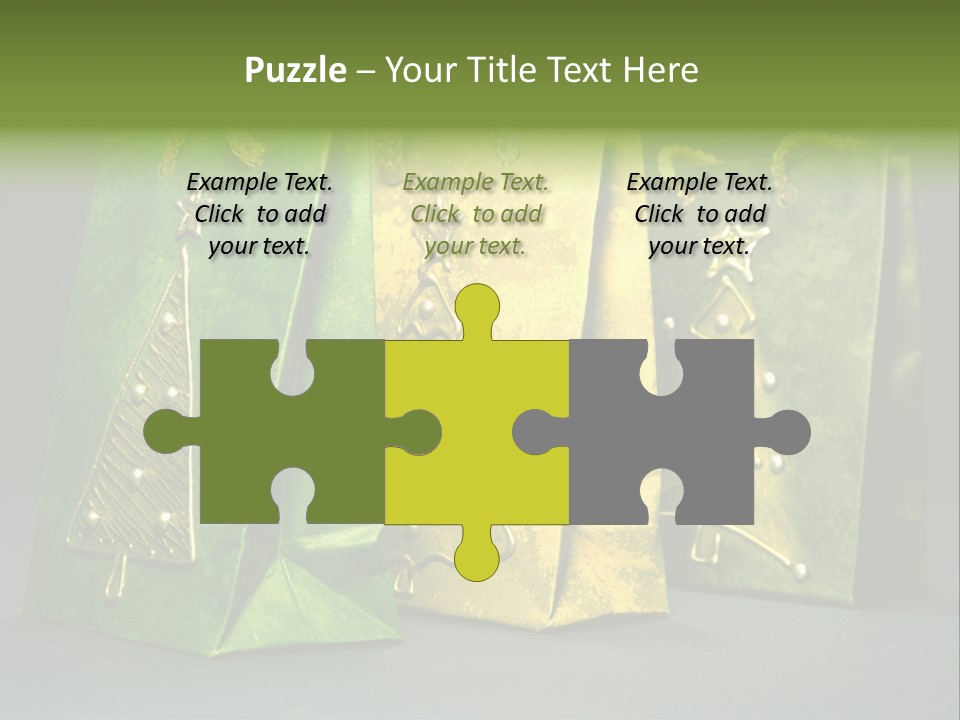 Christmas Bag Celebration PowerPoint Template