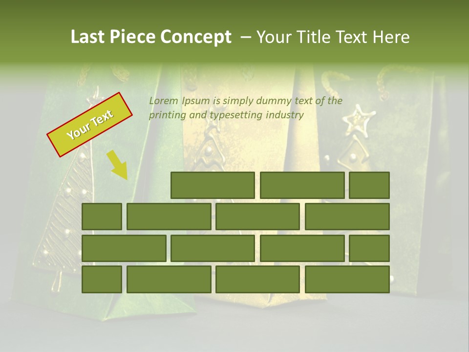 Christmas Bag Celebration PowerPoint Template