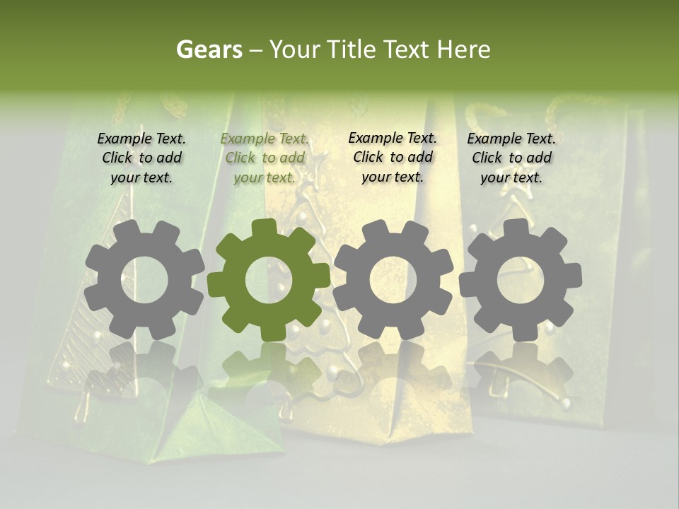 Christmas Bag Celebration PowerPoint Template