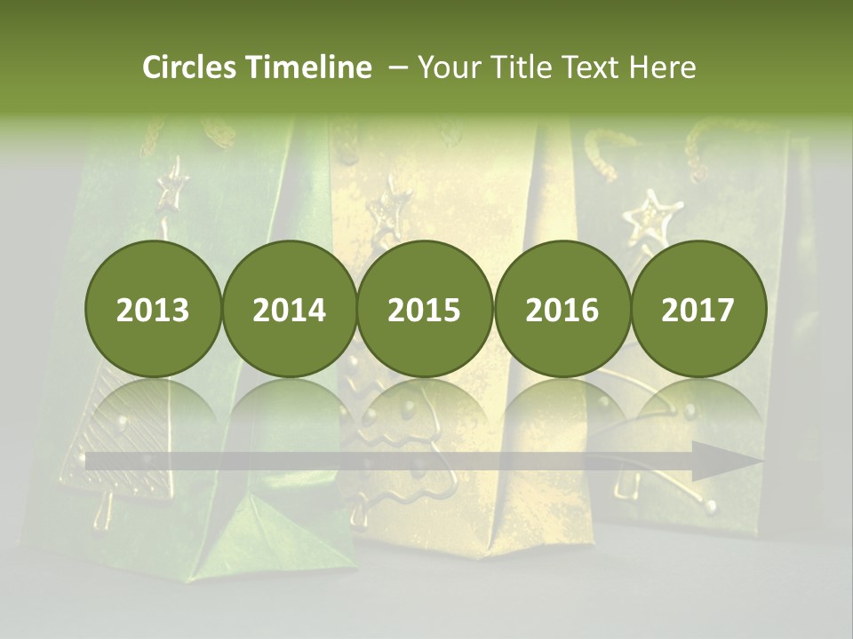 Christmas Bag Celebration PowerPoint Template