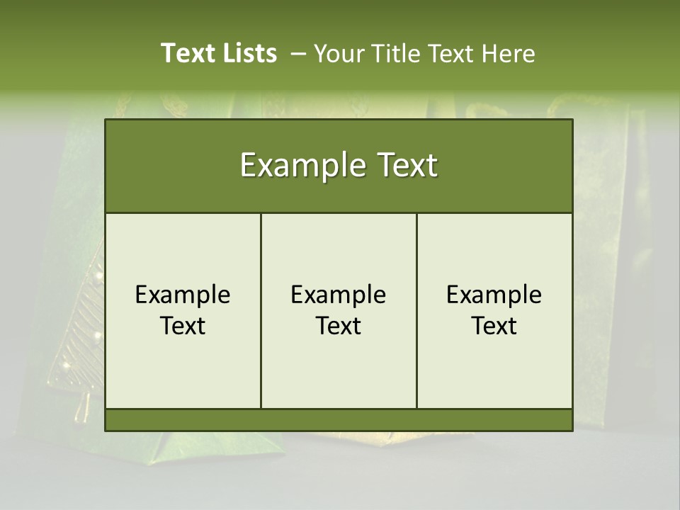 Christmas Bag Celebration PowerPoint Template