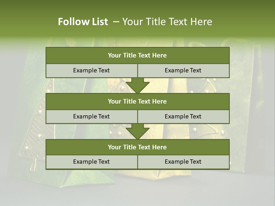 Christmas Bag Celebration PowerPoint Template