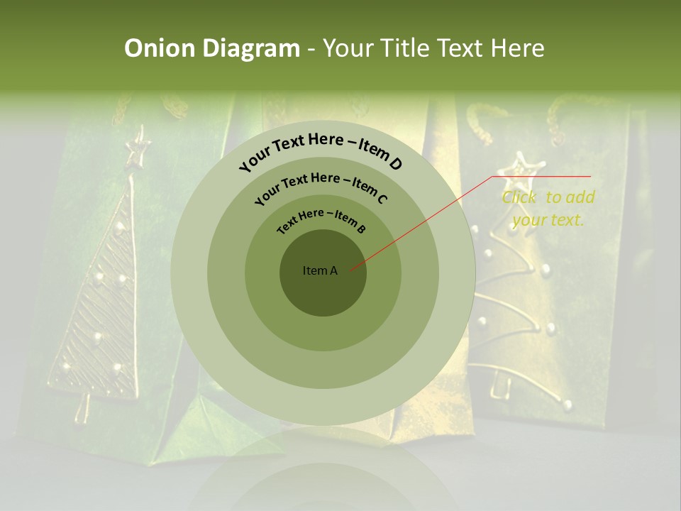 Christmas Bag Celebration PowerPoint Template