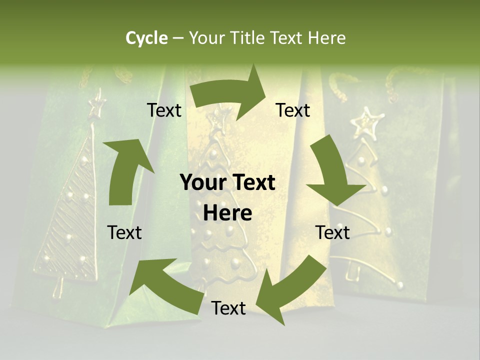 Christmas Bag Celebration PowerPoint Template