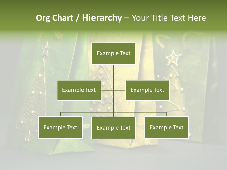 Christmas Bag Celebration PowerPoint Template