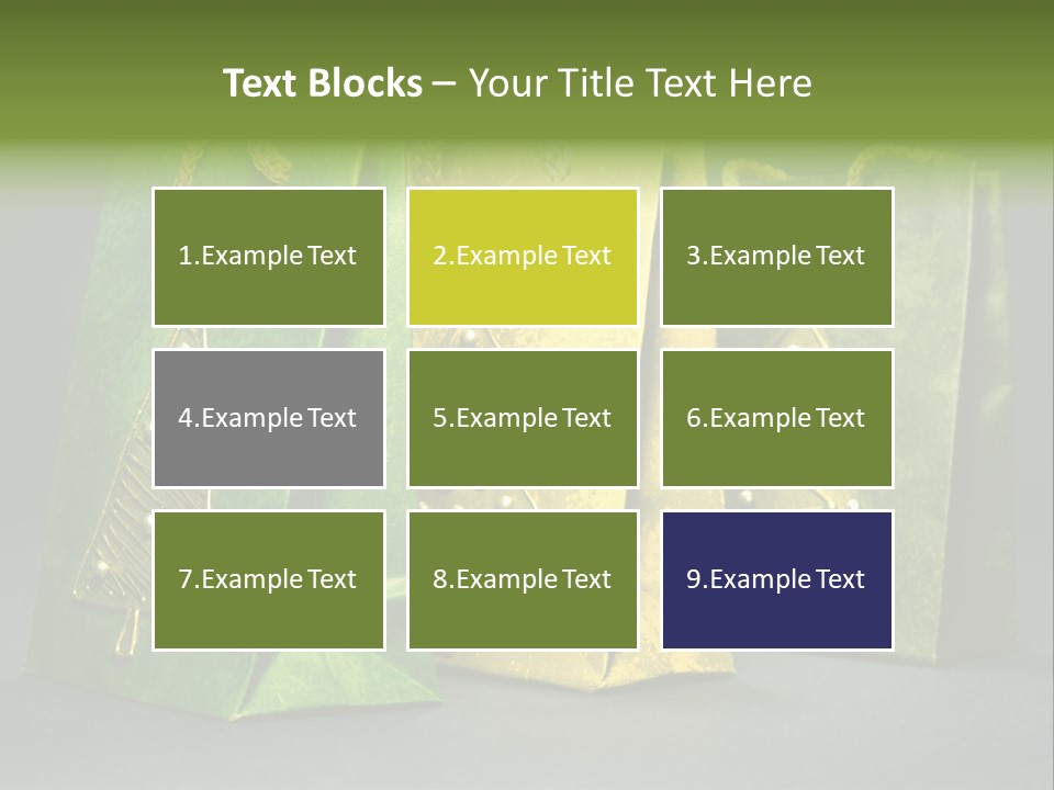 Christmas Bag Celebration PowerPoint Template