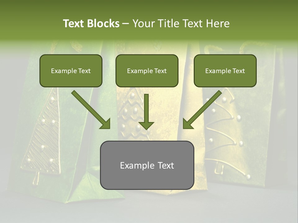 Christmas Bag Celebration PowerPoint Template