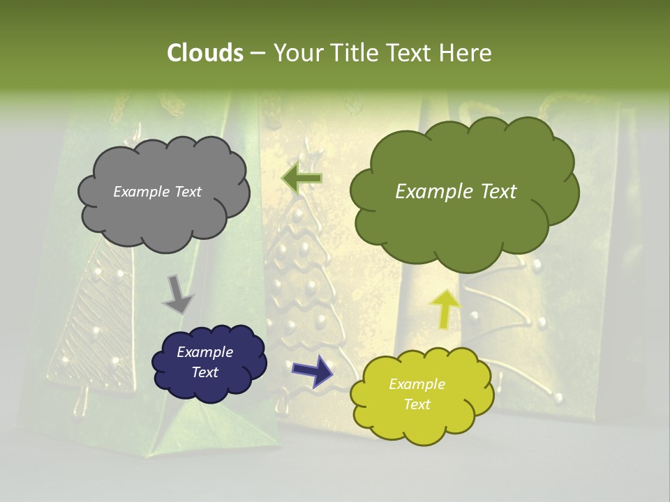 Christmas Bag Celebration PowerPoint Template