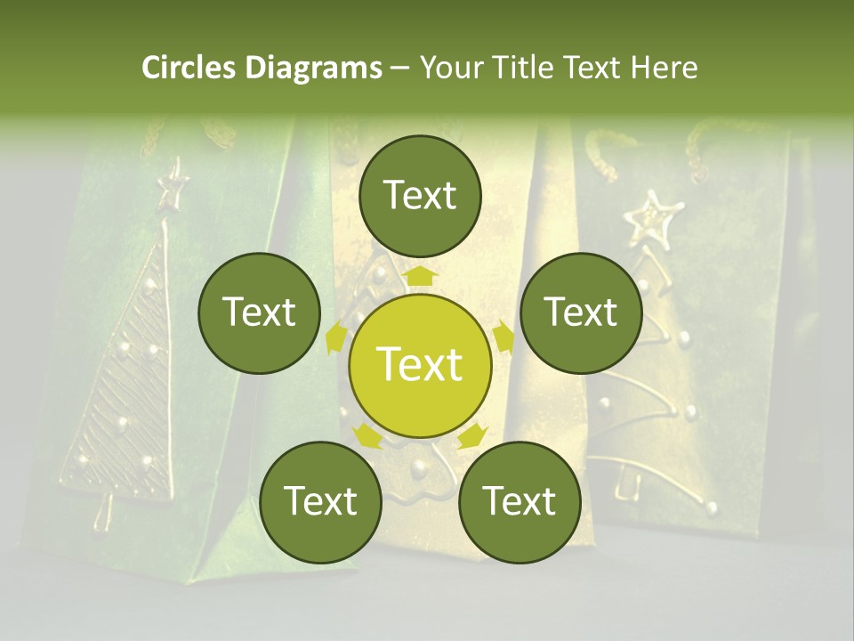 Christmas Bag Celebration PowerPoint Template