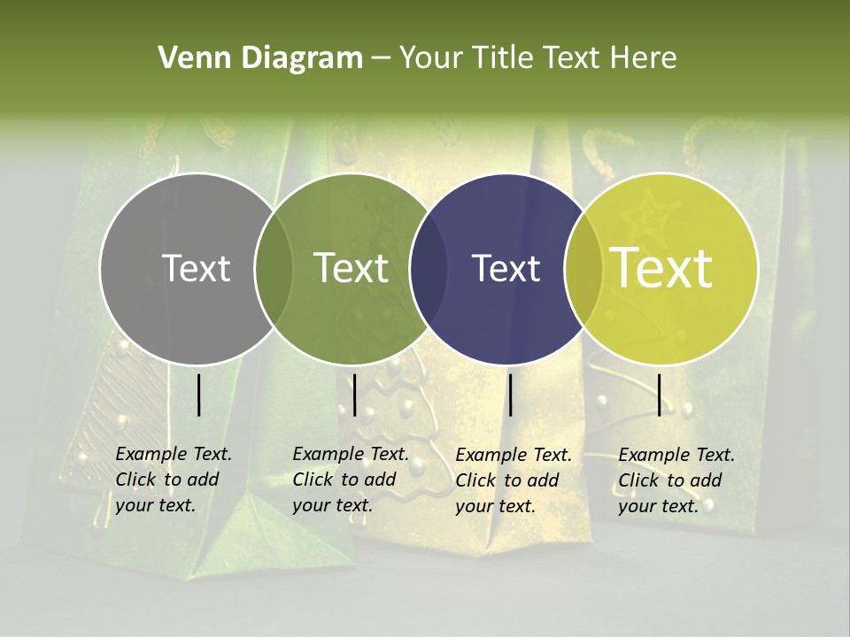 Christmas Bag Celebration PowerPoint Template