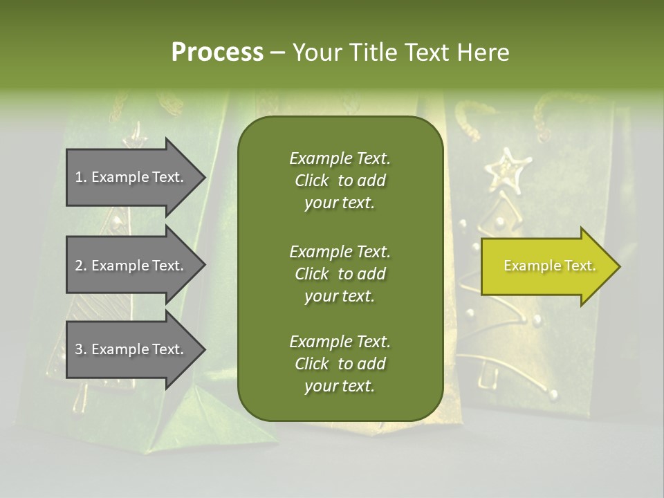 Christmas Bag Celebration PowerPoint Template
