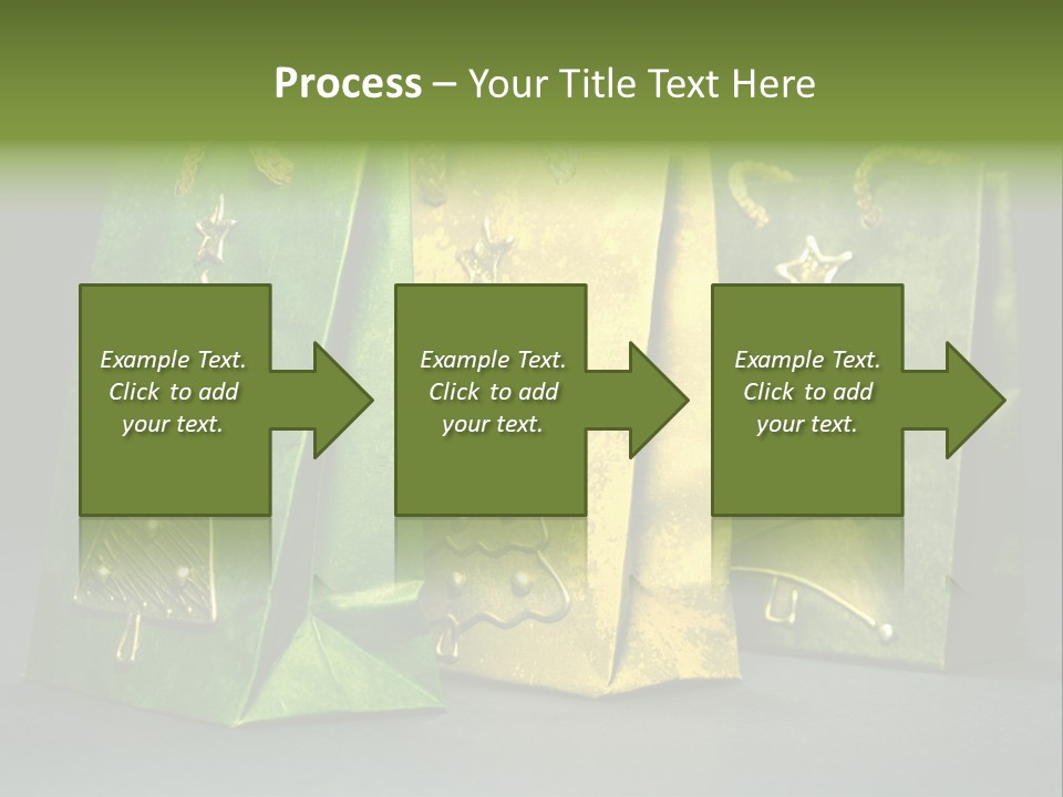 Christmas Bag Celebration PowerPoint Template