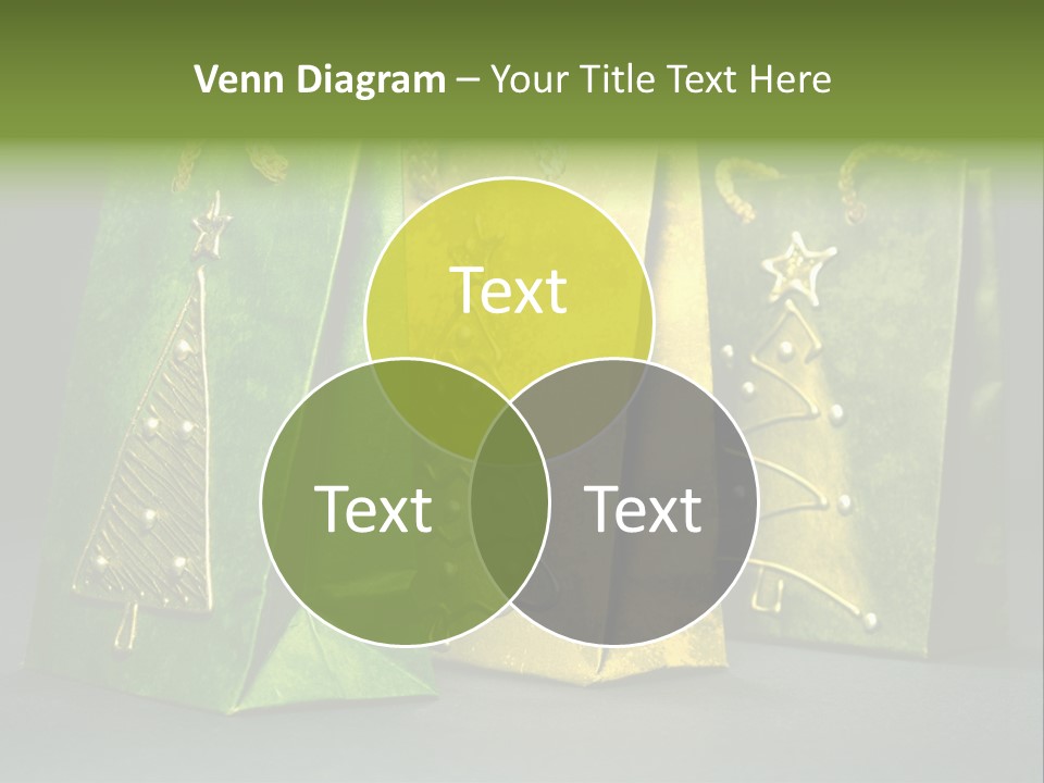 Christmas Bag Celebration PowerPoint Template