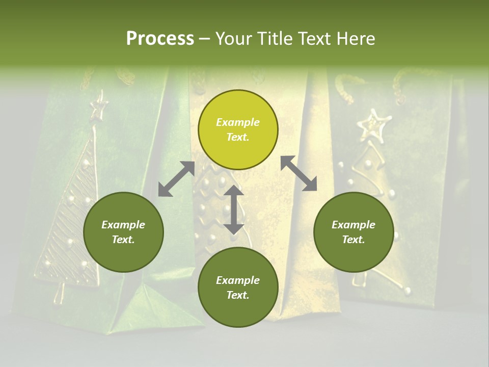 Christmas Bag Celebration PowerPoint Template