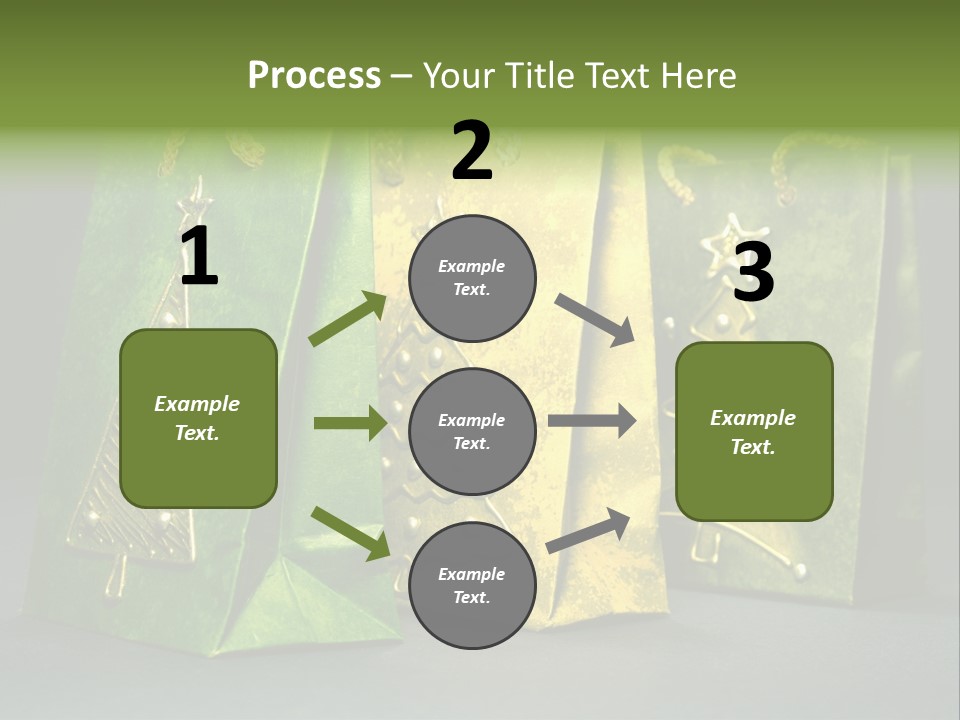 Christmas Bag Celebration PowerPoint Template