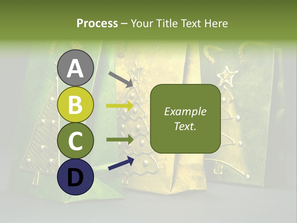 Christmas Bag Celebration PowerPoint Template