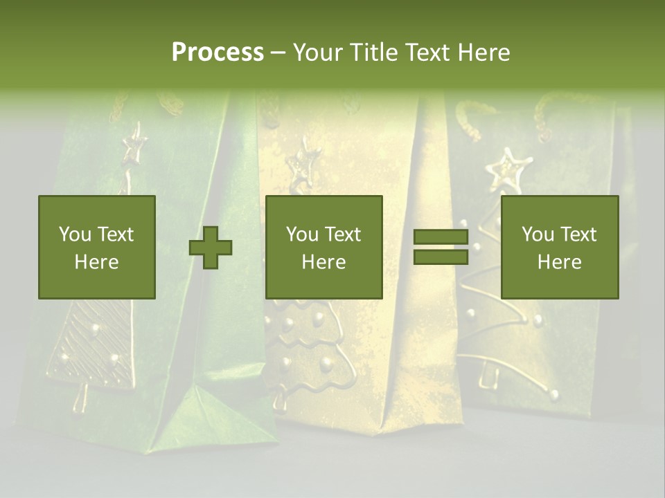 Christmas Bag Celebration PowerPoint Template