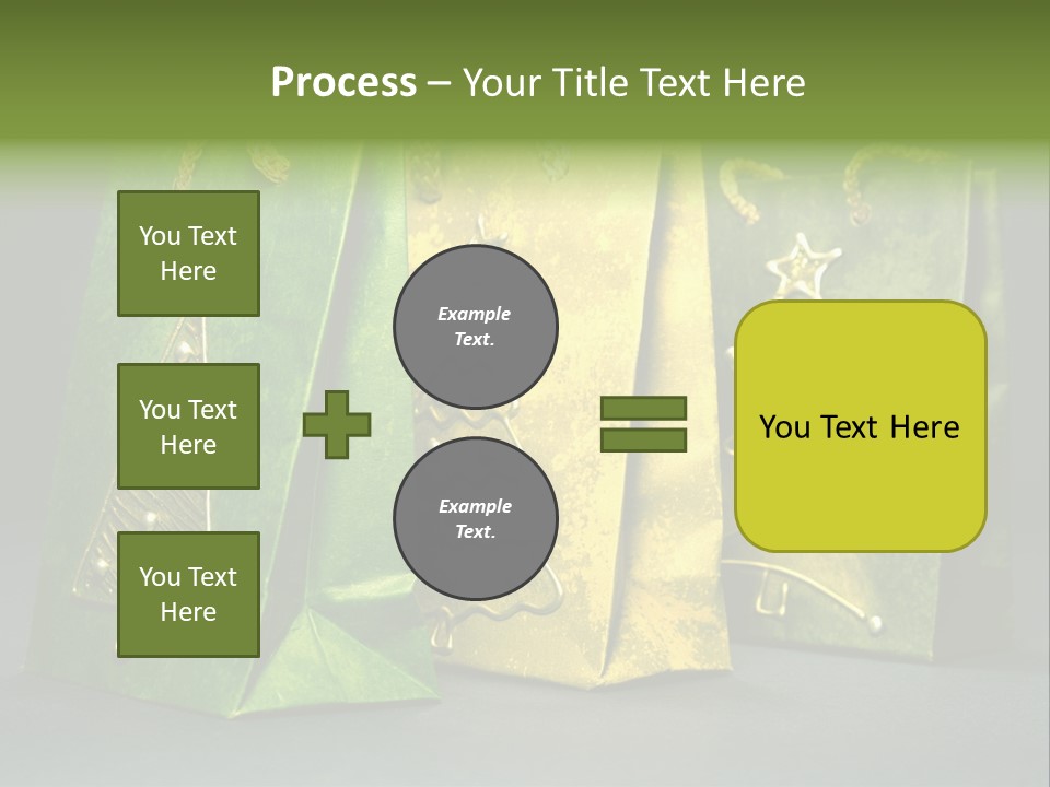 Christmas Bag Celebration PowerPoint Template