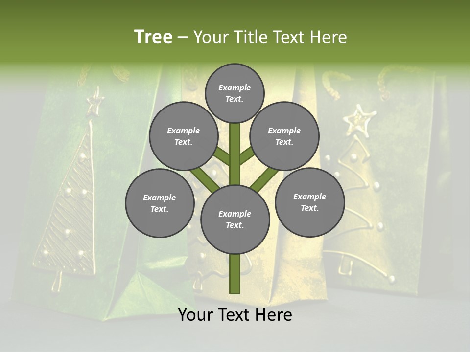 Christmas Bag Celebration PowerPoint Template