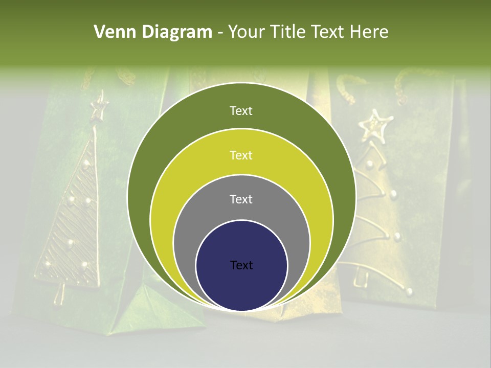 Christmas Bag Celebration PowerPoint Template